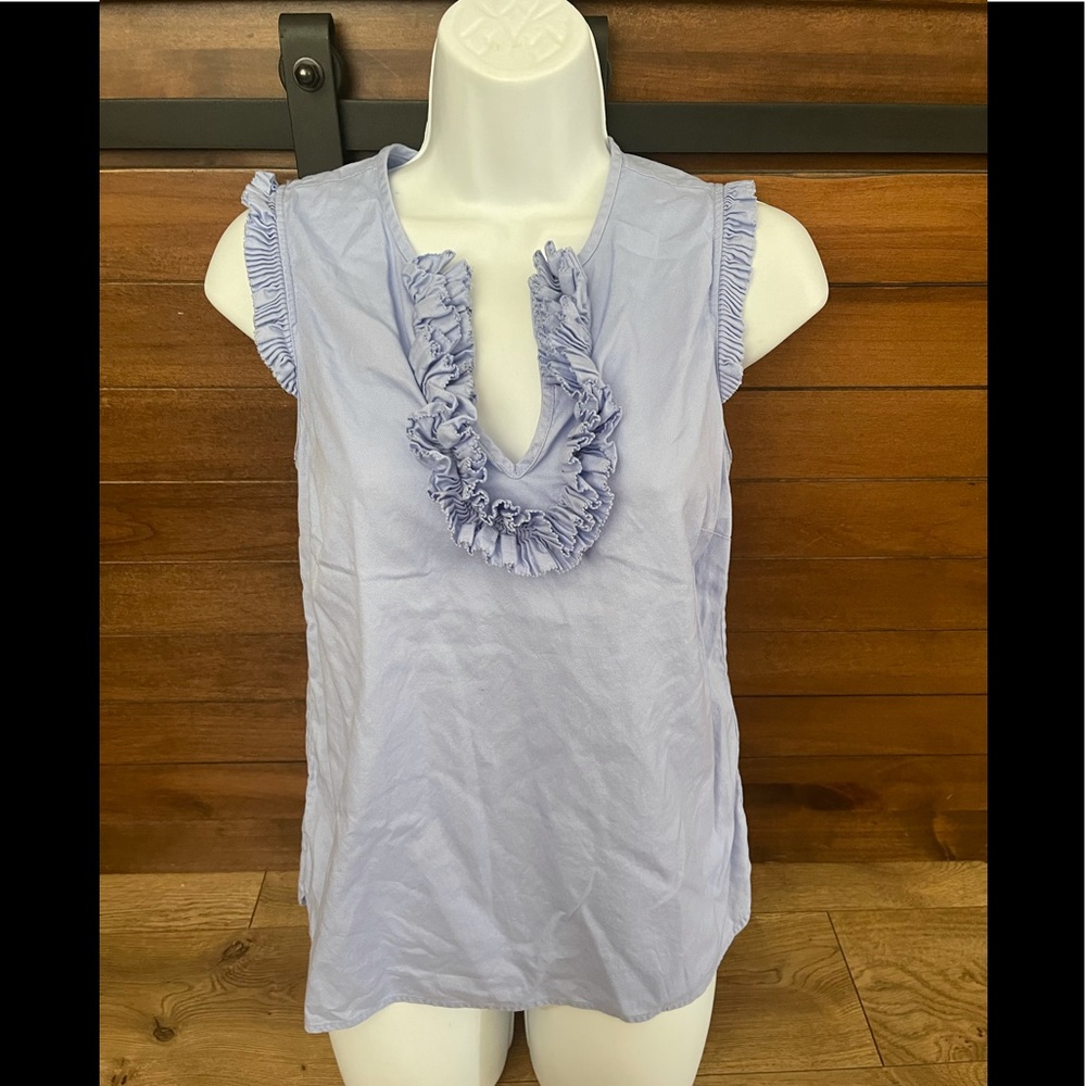 J Crew ruffle top